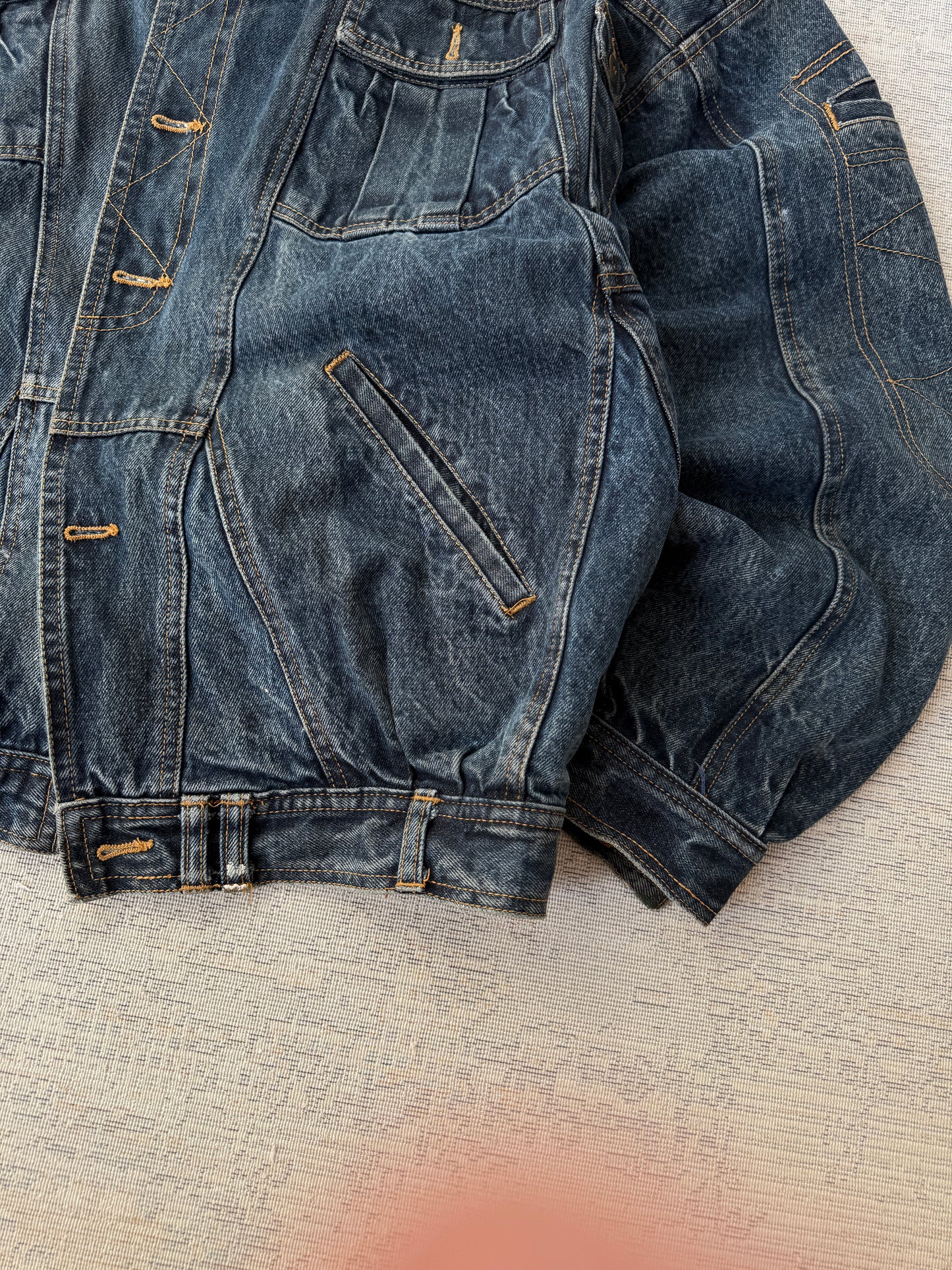 Vintage Jordache Denim Utility Jacket (L)