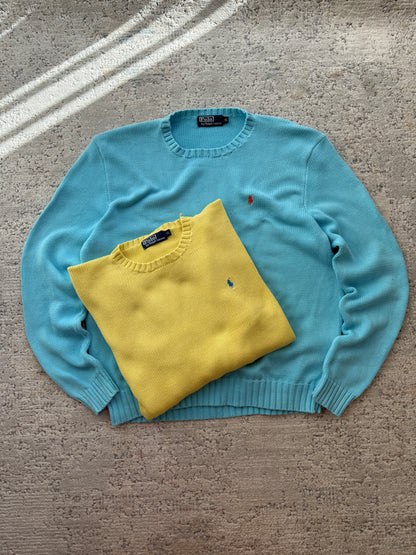 Ralph Lauren Cotton Knit Sweater (XL)