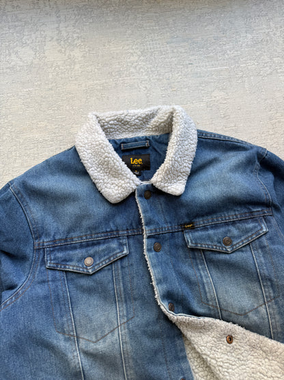Lee Sherpa Rider Denim Jacket (M)