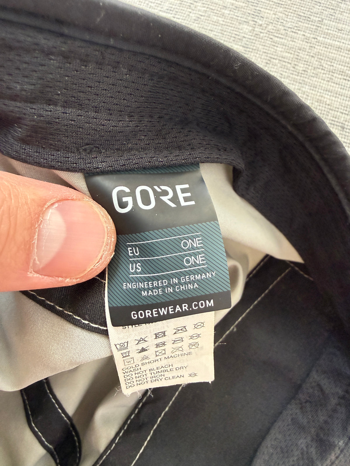 Gorewear ID Cap – Lab Gray / Black (OS)