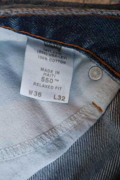 Levi’s 550 Relaxed Fit Jeans (W36 L32)