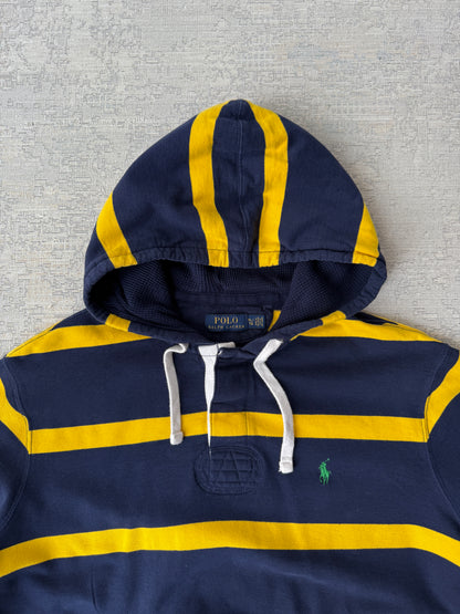 Ralph Lauren Striped Rugby Pullover Hoodie (L)