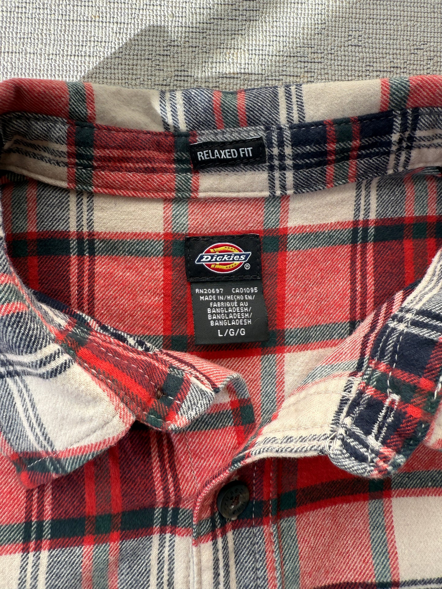 Dickies Relaxed Flannel Shirt (L)
