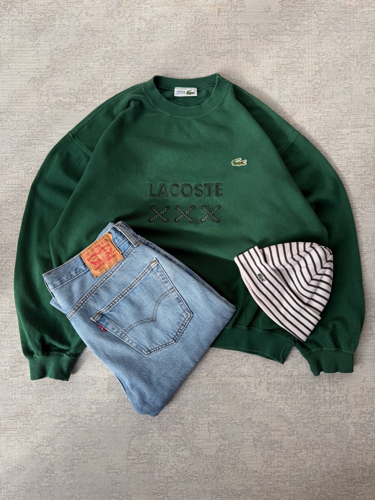 Lacoste Stripped Beanie (OneSize)