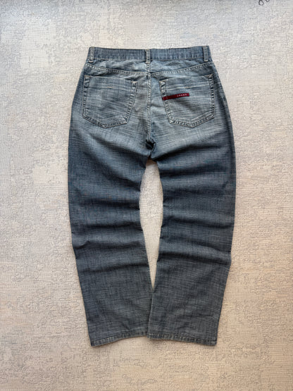 Prada Vintage Washed Denim Jeans (W32)