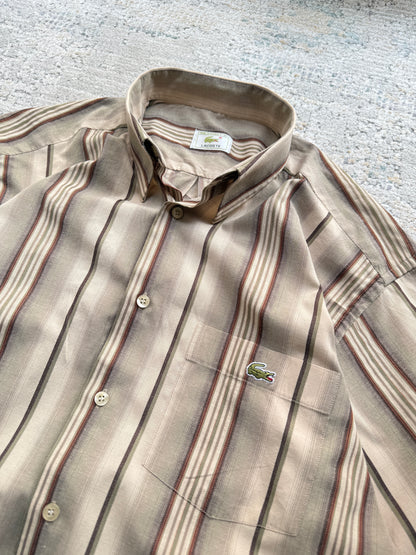 Lacoste Vintage Aztech Short-Sleeve Shirt (L)