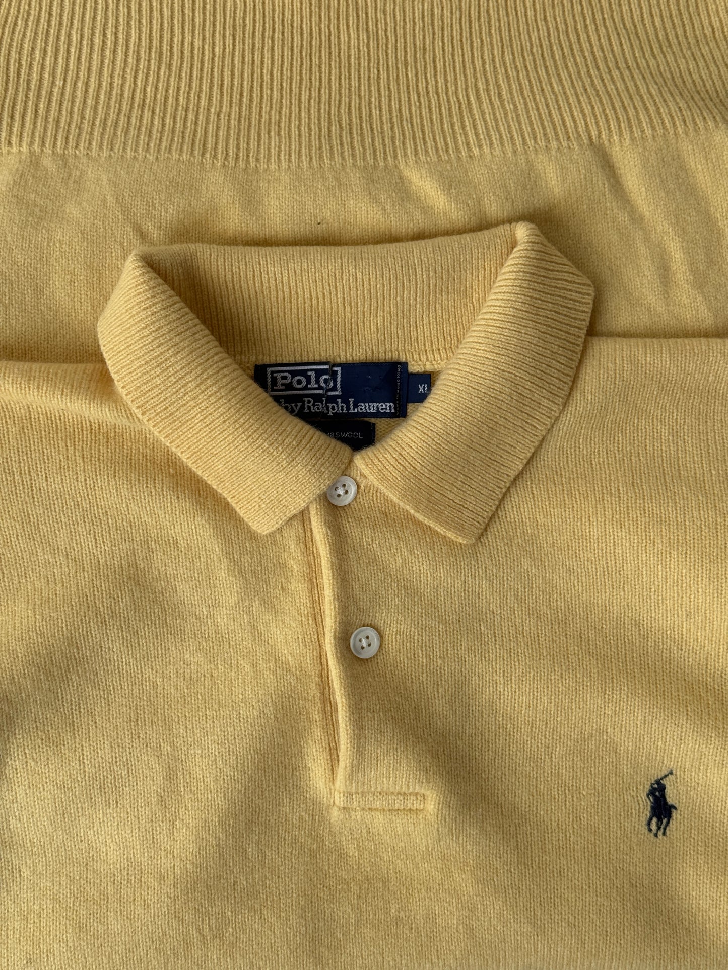 Ralph Lauren Lambswool LS Polo (XL)