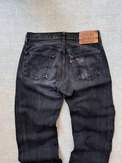 Levi’s 501 Black Fadded Jeans (W33 L32)