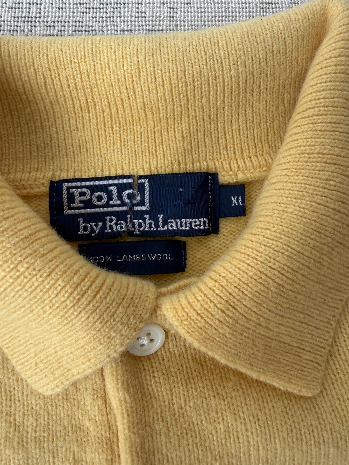 Ralph Lauren Lambswool LS Polo (XL)