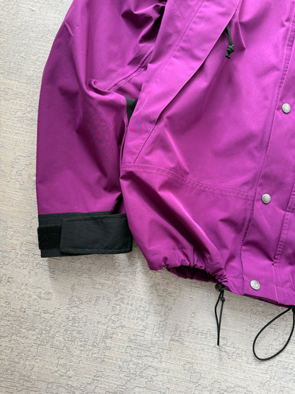 Vintage 90s The North Face Mountain Light GORE-TEX Jacket – Purple / Black (L)
