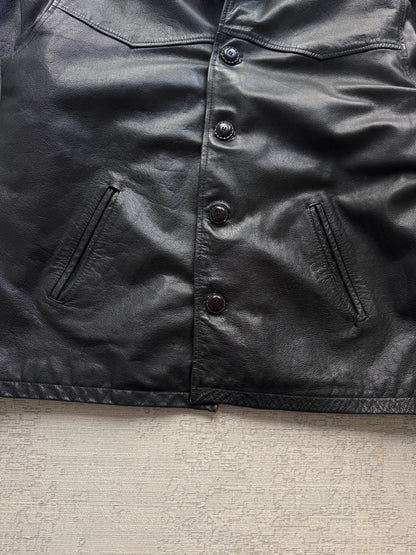 Vintage 90s Allison Wingate Genuine Leather Jacket (XL)