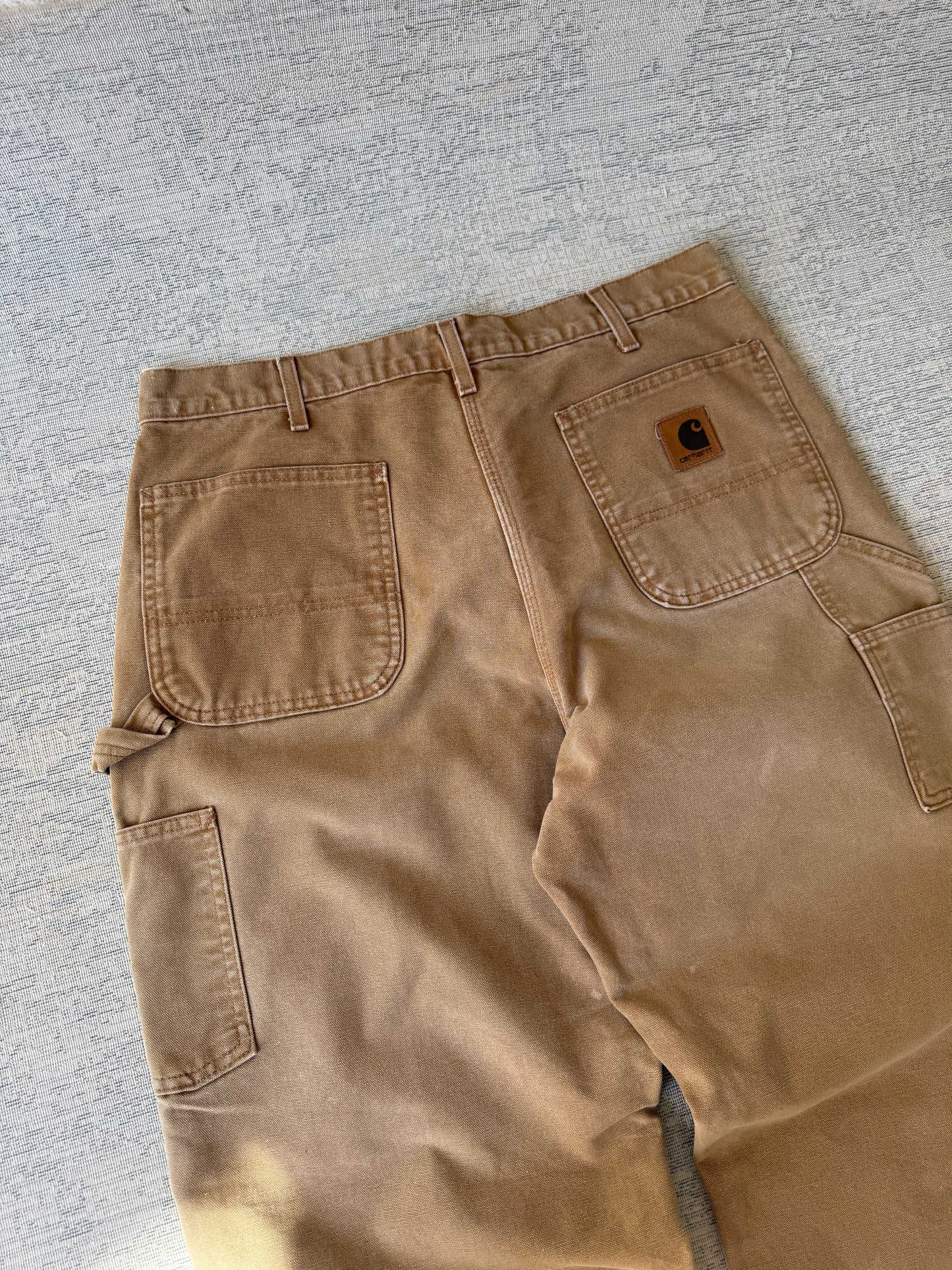 Carhartt B111 Washed Duck Flannel-Lined Work Pant  (W36 L32)