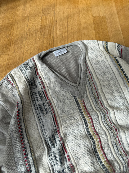 Renato Cavalli Vintage Pattern Knit Sweater (L)