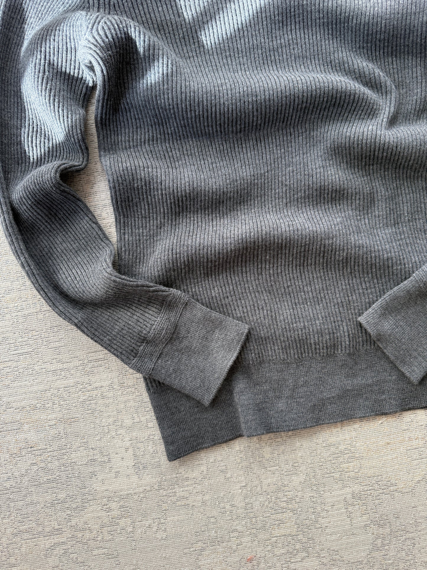 Stone Island Wool Ribbed Turtleneck Knit (M)