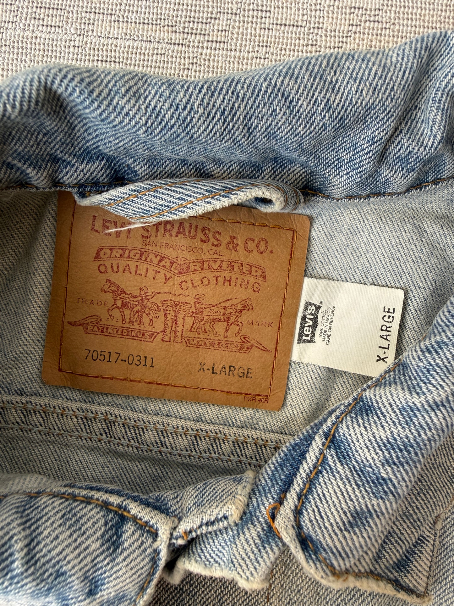 Levi’s Vintage Denim Vest (XL)