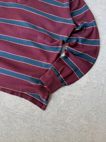Ralph Lauren Stripe Longsleeve Polo (M)