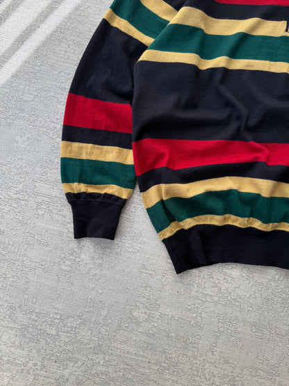 Paul Shark Striped Polo LS (XL)