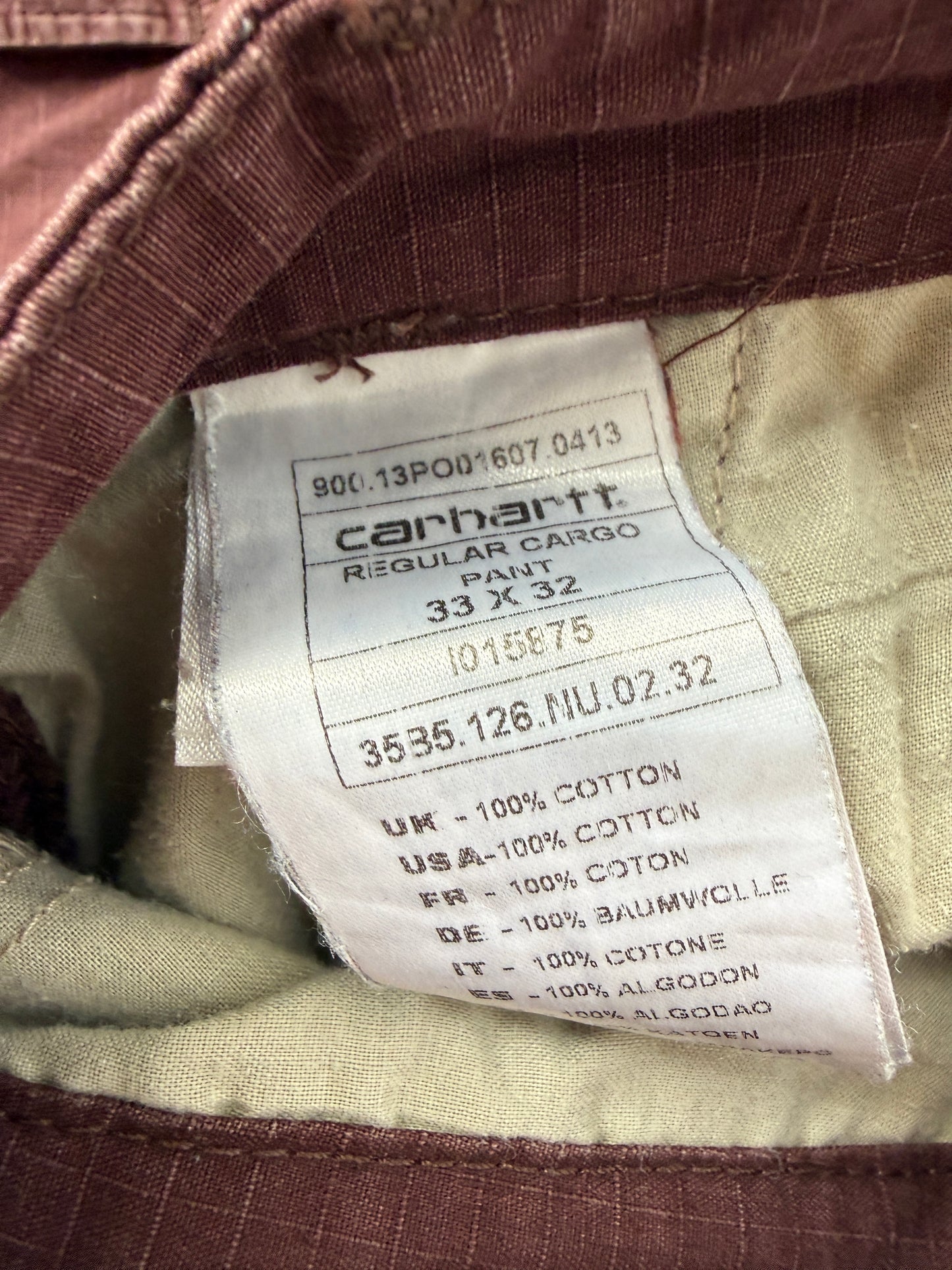 Carhartt Regular Cargo Pant (W33 L32)