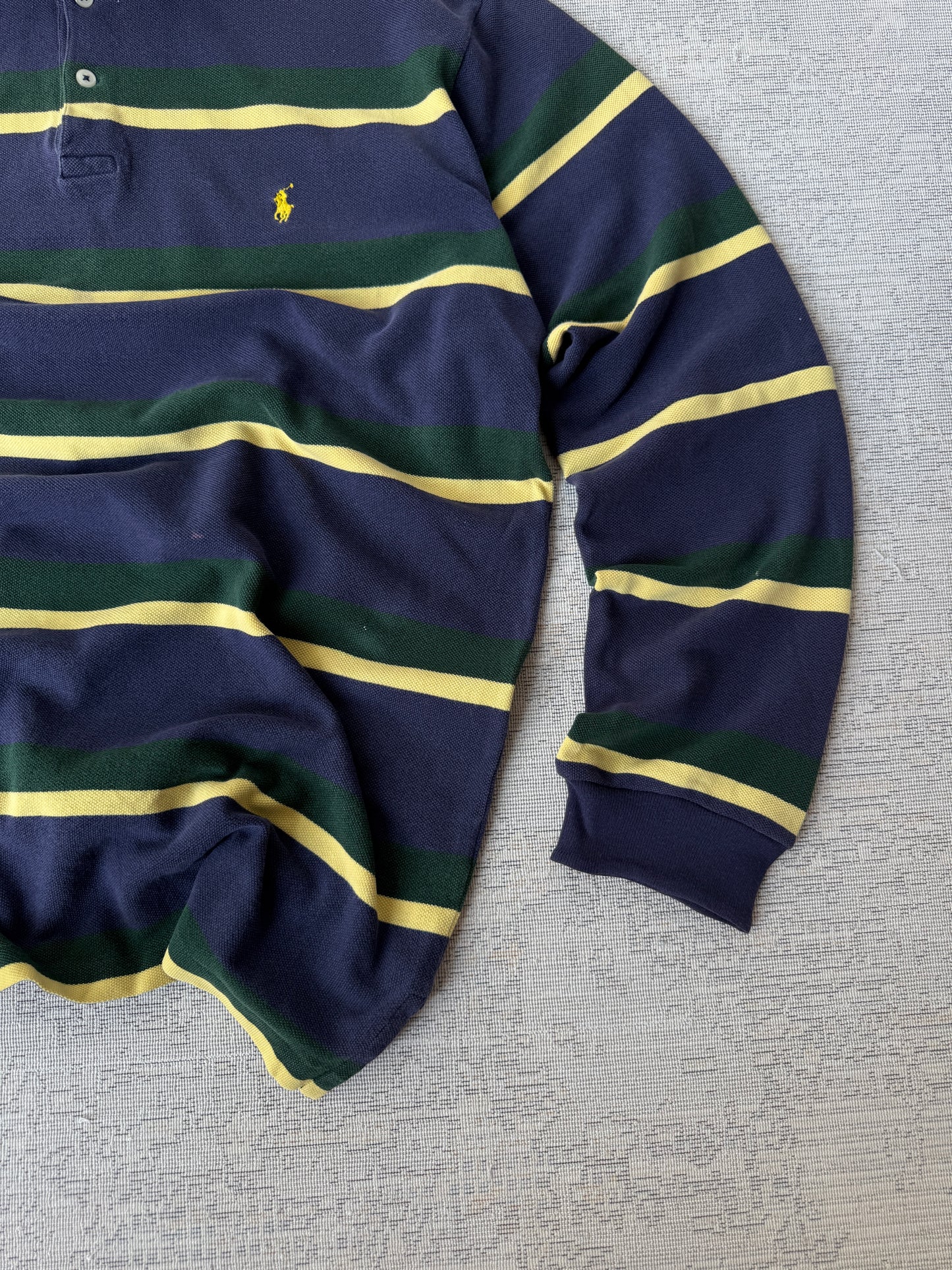 Ralph Lauren Striped Ls Polo (L)
