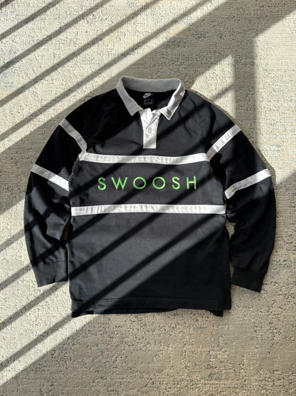 Nike Swoosh Rugby Longsleeve Polo (S)