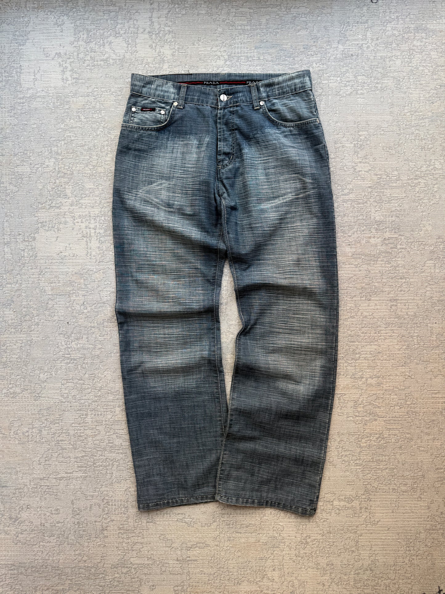 Prada Vintage Washed Denim Jeans (W32)
