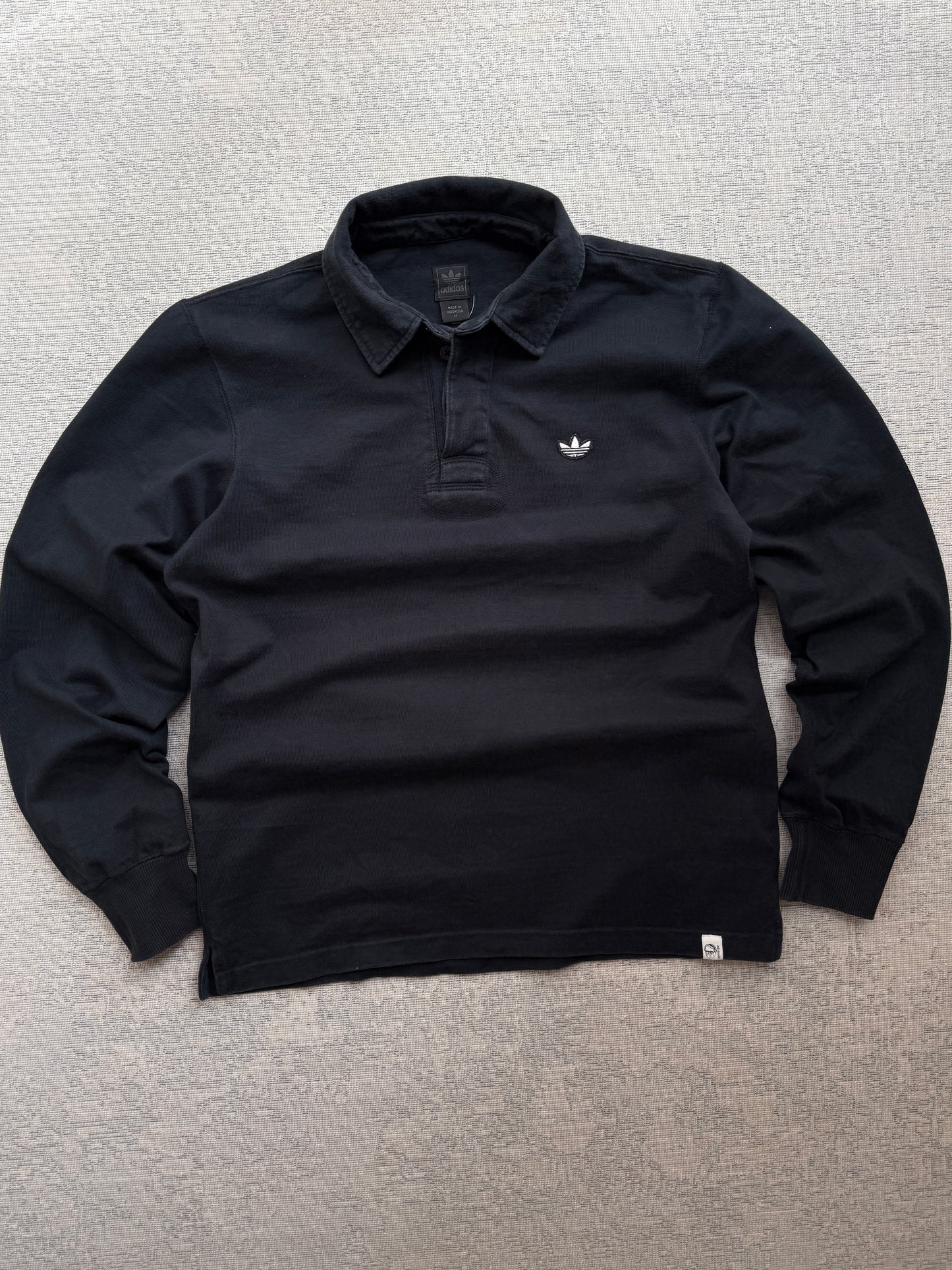 Adidas Vintage Longsleeve Polo (M)
