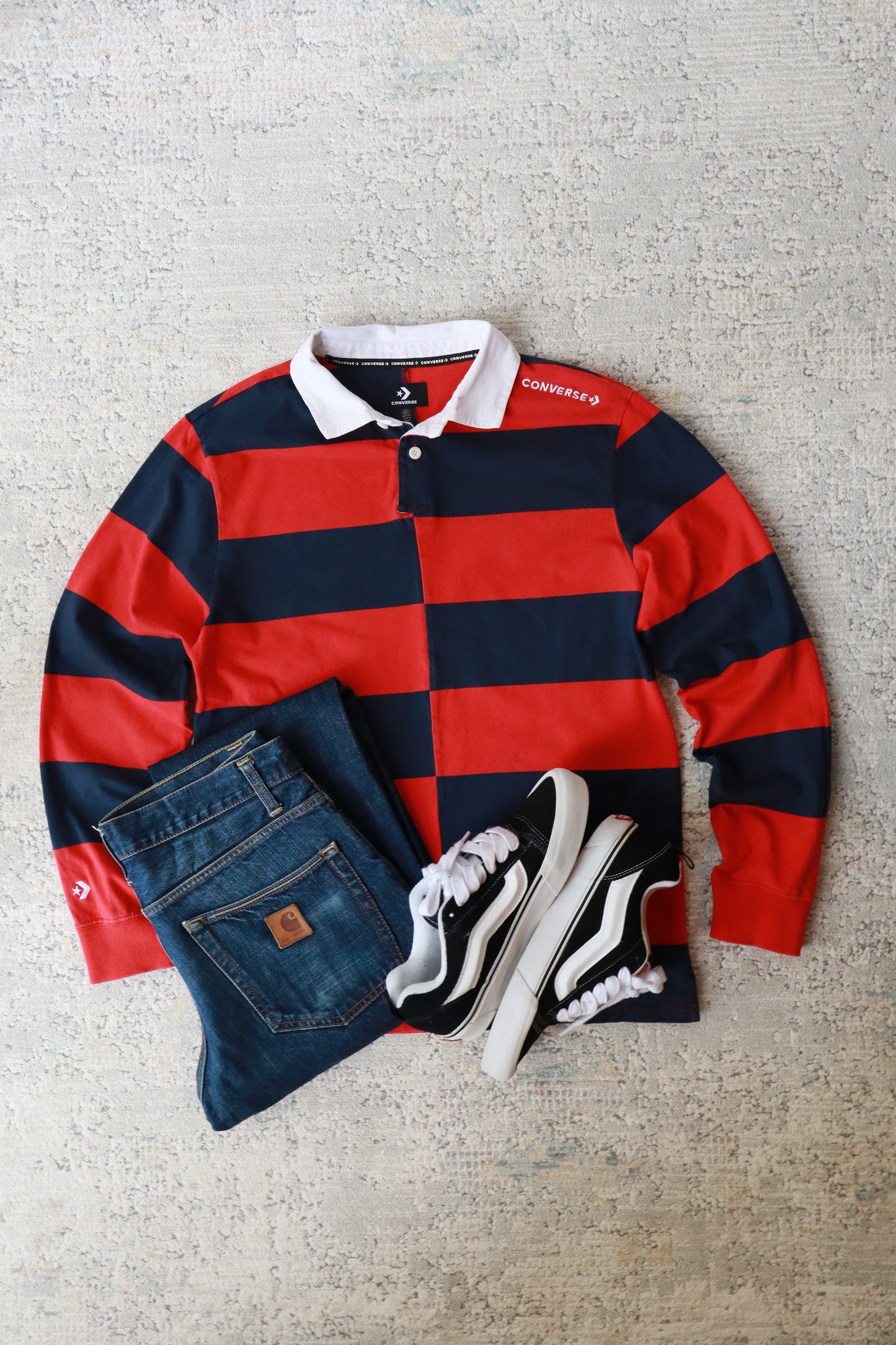 Converse Rugby Polo Longsleeve (M)