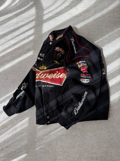 Vintage NASCAR Budweiser Racing Jacket – Kevin Harvick Edition (XL)