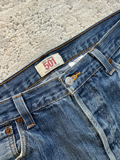 Levi’s 501 Straight Leg Button Fly 90’s Jeans (W36 L34)
