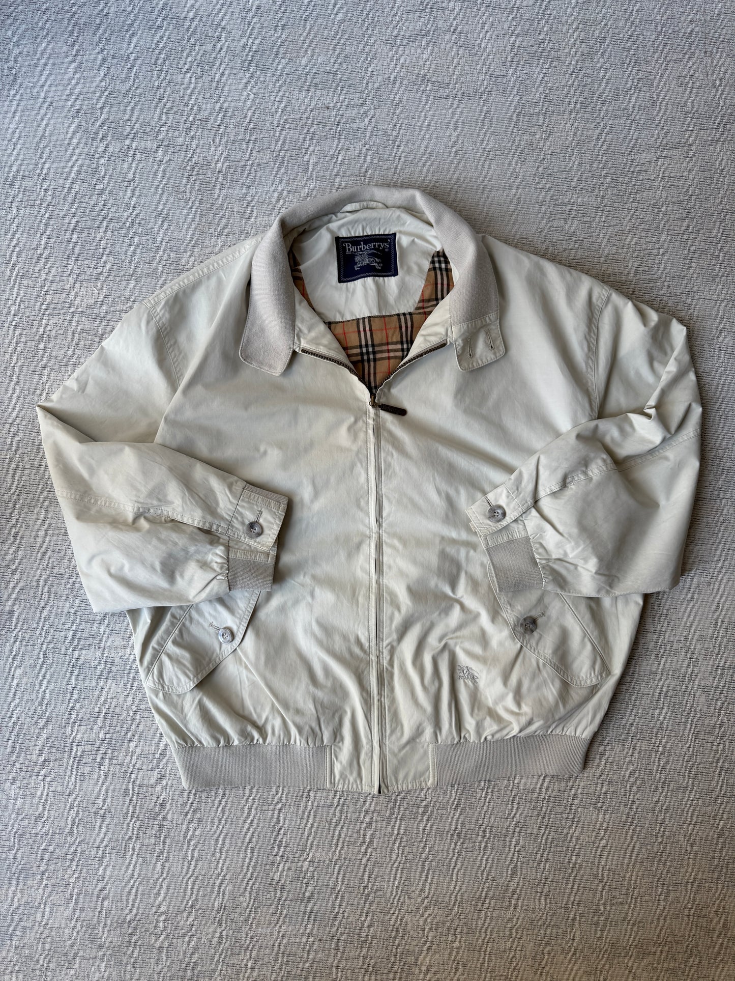 Vintage Burberrys Nova Check Harrington Unisex Jacket (M/L)