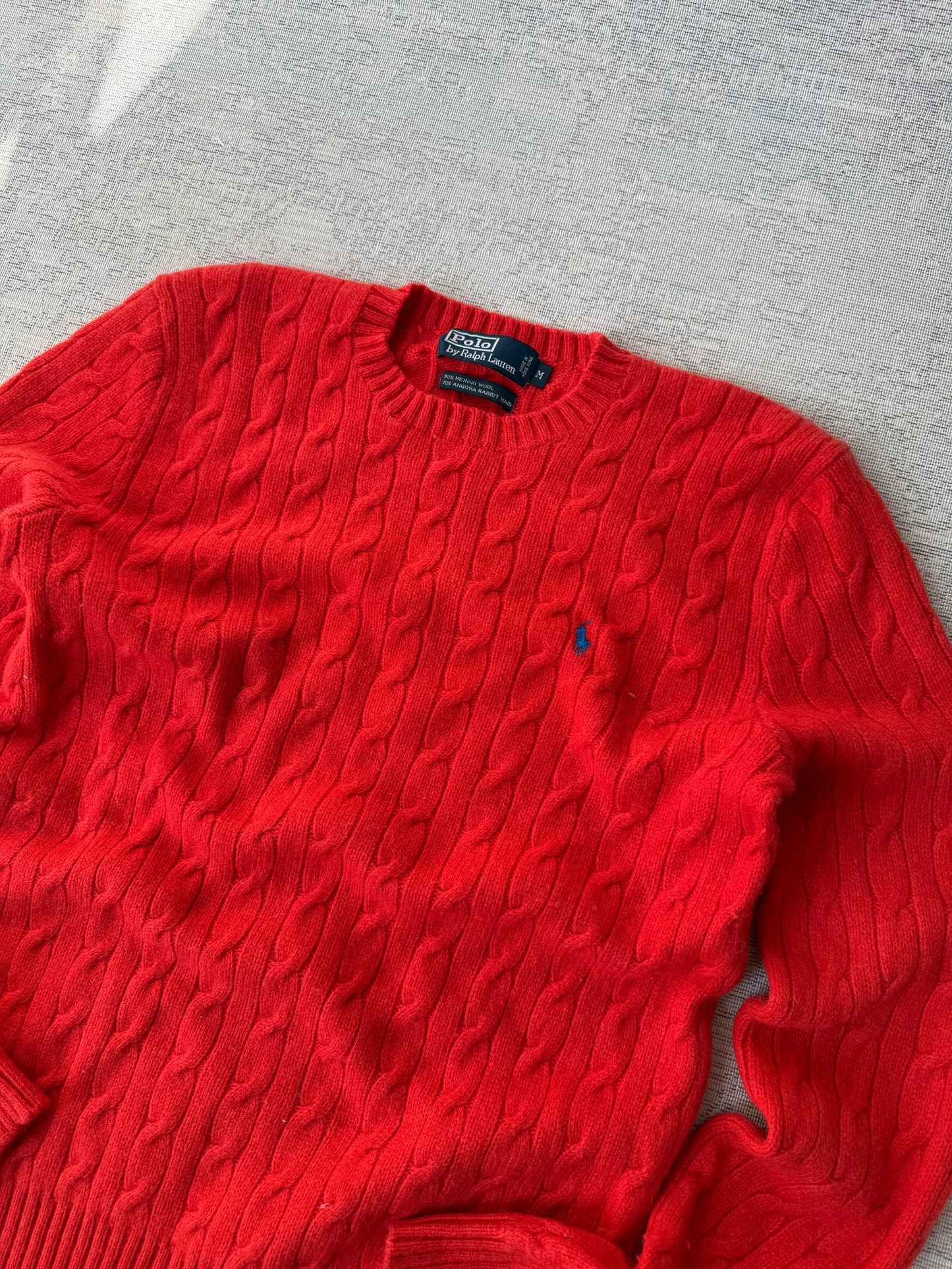 Ralph Lauren Knit Sweater Merino & Angora Rabit Wool (M)