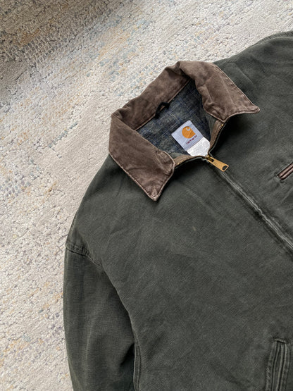 Carhartt Detroit J97 Vintage Jacket - Moss Green (XL)