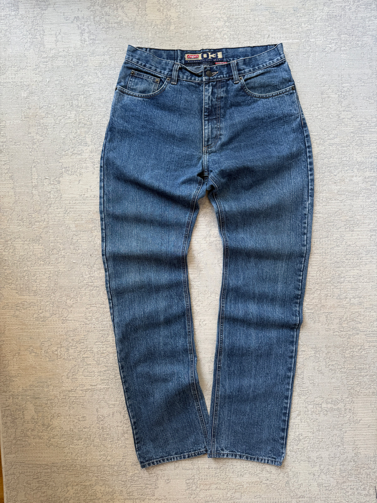 Jinglers 03 Straight Fit Jeans – Faded Blue (W33 L34)