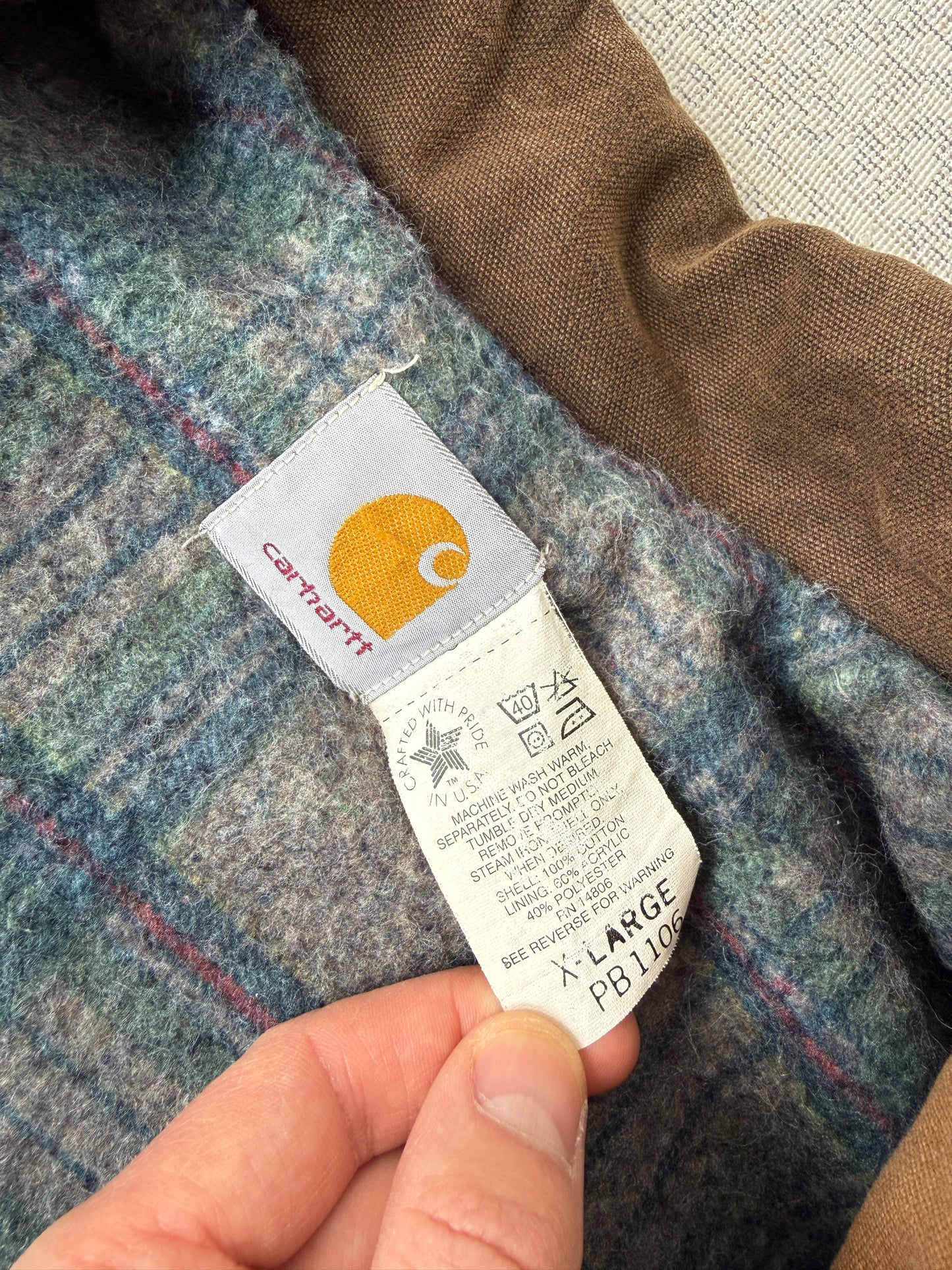 Carhartt Duck Canvas Work Jacket (XL)