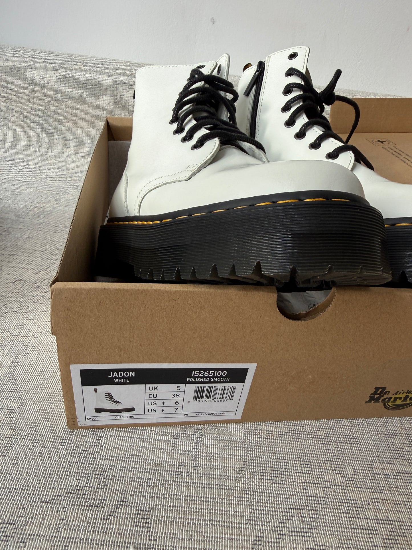 Dr Martens Jadon Boots Smooth Leather (38)