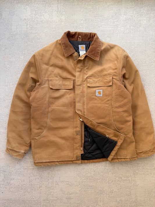 Vintage Carhartt Made in USA Quilted Chore Jacket – Carhartt Brown (XL)