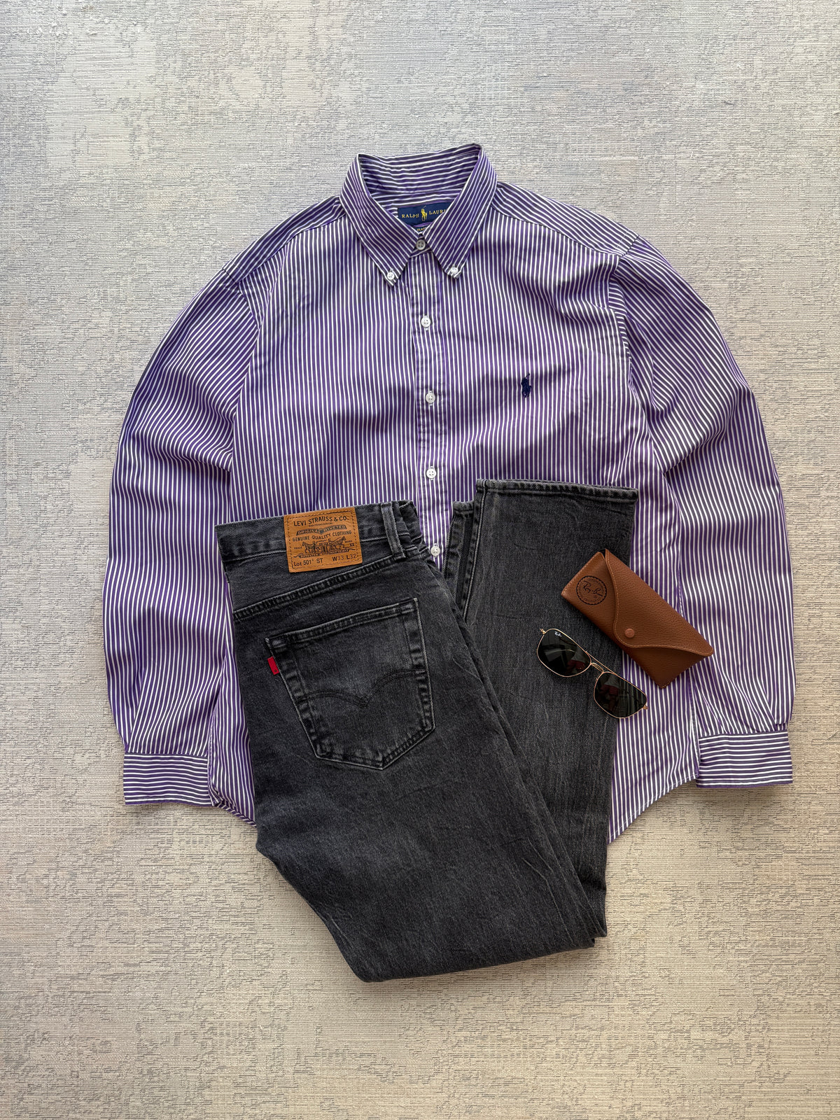 Polo Ralph Lauren Classic Fit Striped Shirt (L)