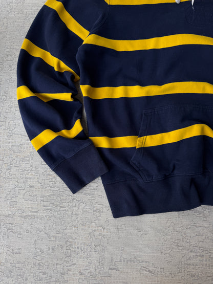 Ralph Lauren Striped Rugby Pullover Hoodie (L)