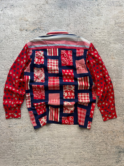 Toc-Tdc Vintage Patchwork Ls Shirt (L)