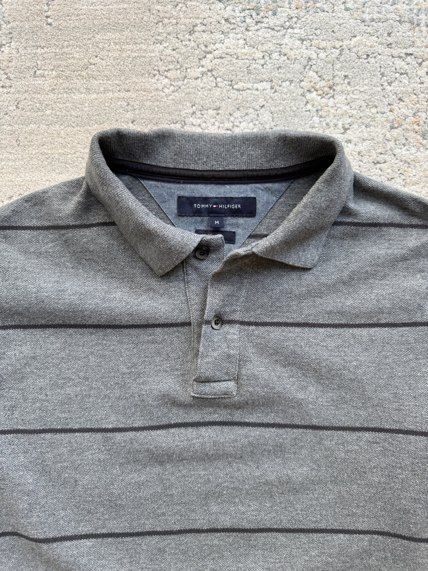 Tommy Hilfiger Stripes Longsleeve Polo (M)