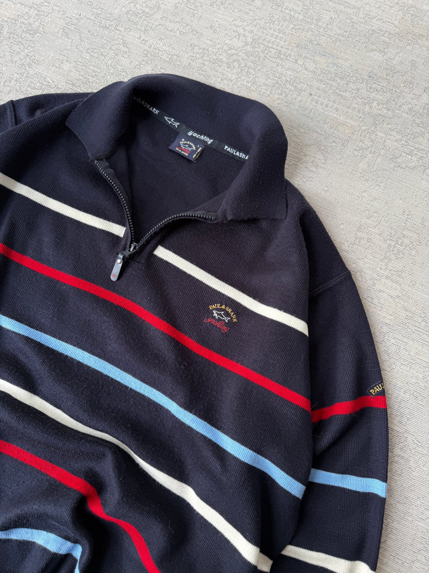 Paul Shark Quarter Zip Sweatwr (XL)