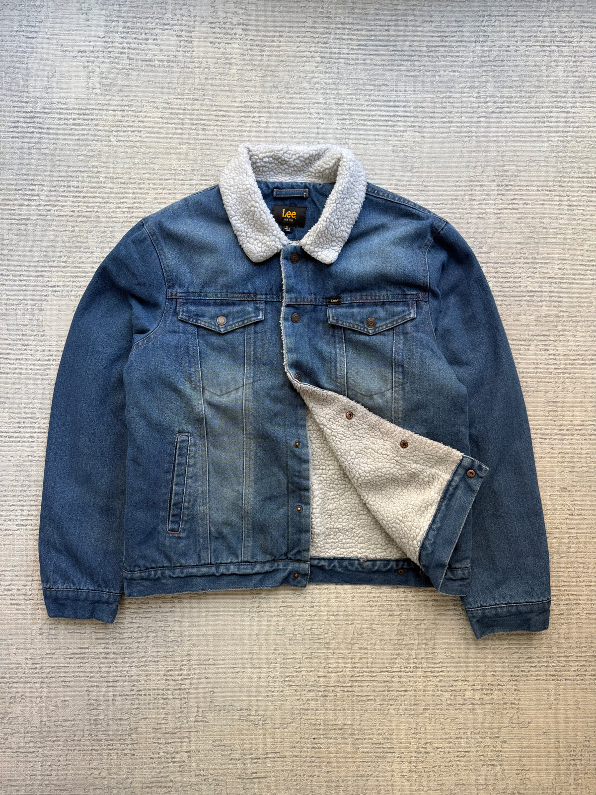 Lee Sherpa Rider Denim Jacket (M)