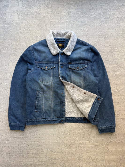 Lee Sherpa Rider Denim Jacket (M)