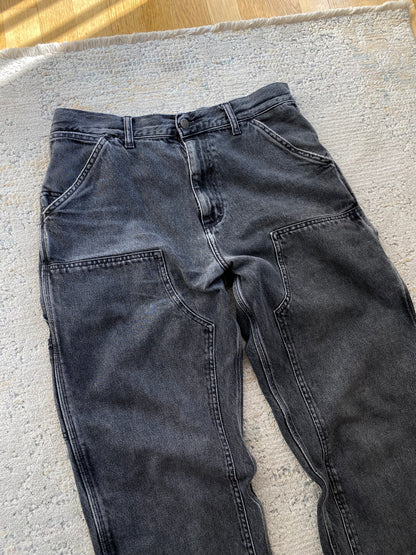 Carhartt Faded Gray Double Knee Pant (W30 L32)