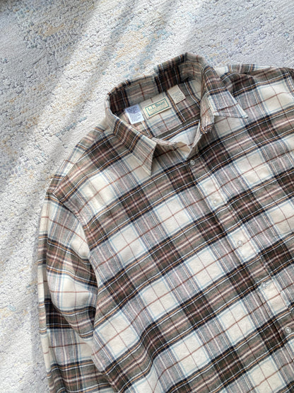 L.L Bean Vintage Flannel Shirt (XL)