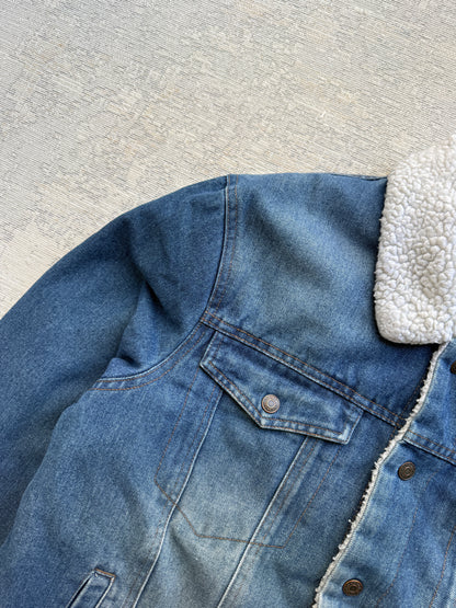Lee Sherpa Rider Denim Jacket (M)