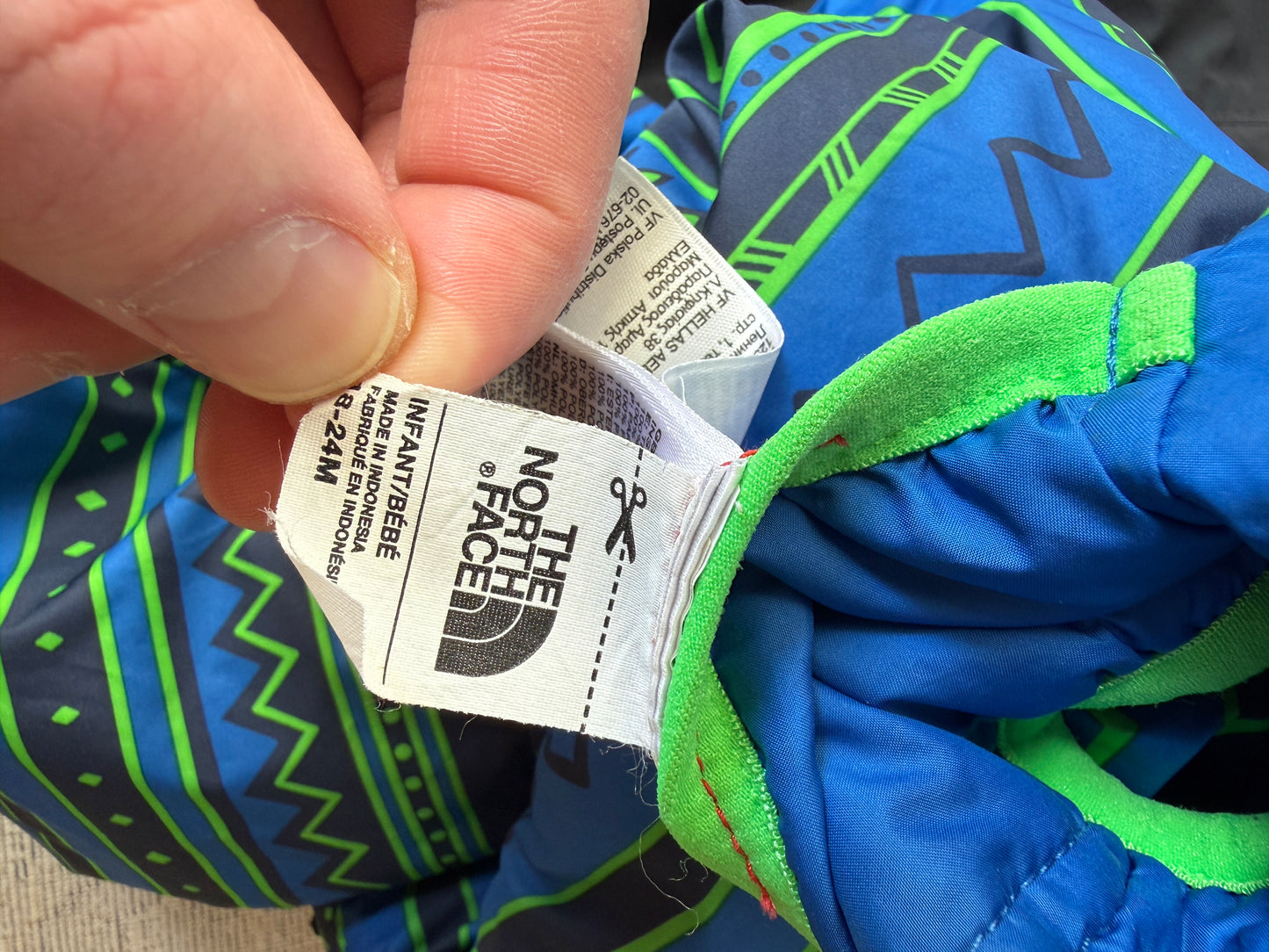 The North Face Reversible Puffer Jacket (12/18Month)