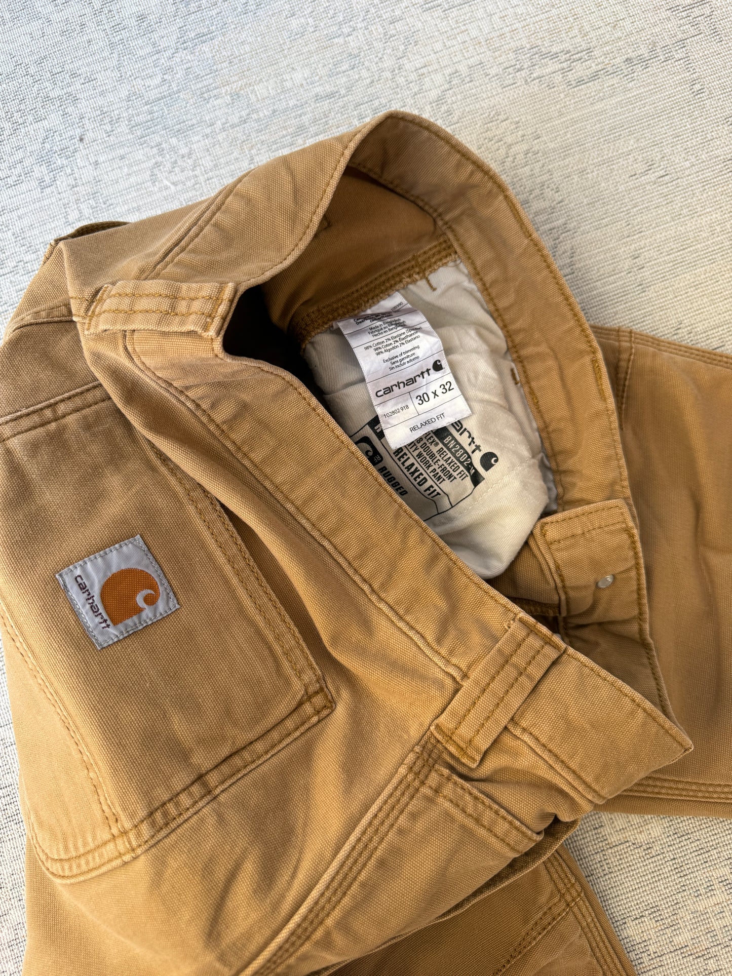 Carhartt Relaxed Fit Canvas Double-Front Work Pant (W30 L32)