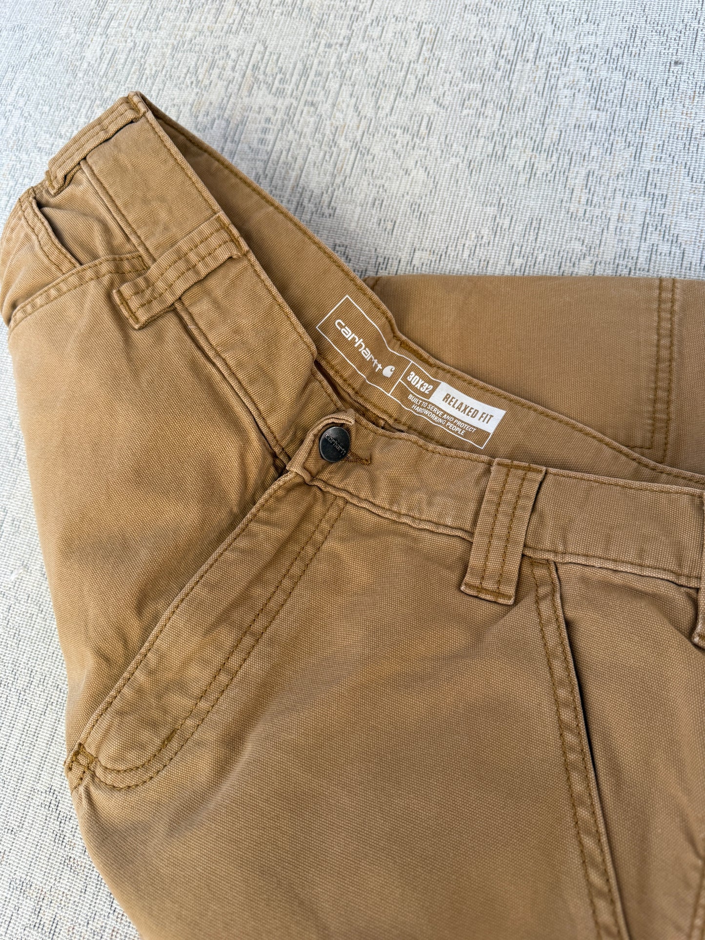 Carhartt Relaxed Fit Canvas Double-Front Work Pant (W30 L32)