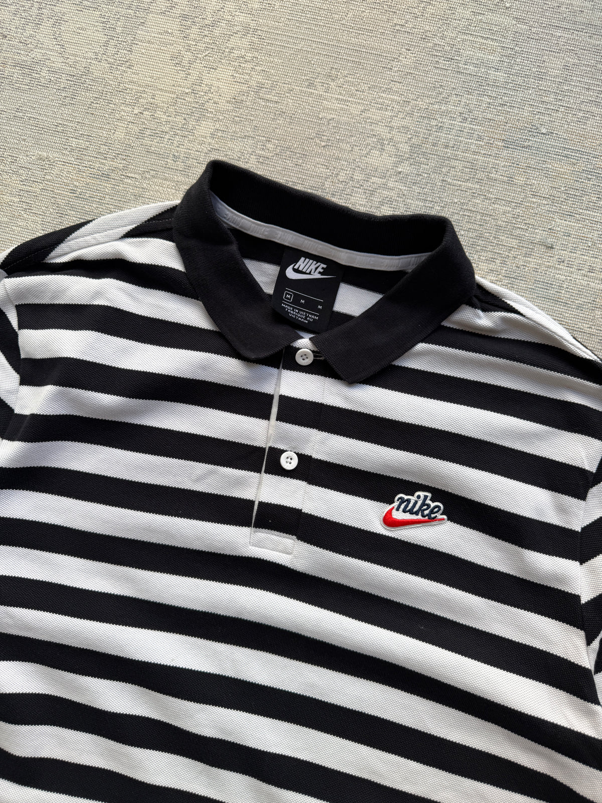 Nike Striped Polo Tee (M)